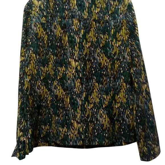 Chico's Zenergy, NWOT Multi Colored, Zipp Up Jacket W/ Two Front Pockets, Size 1 - Picture 9 of 14